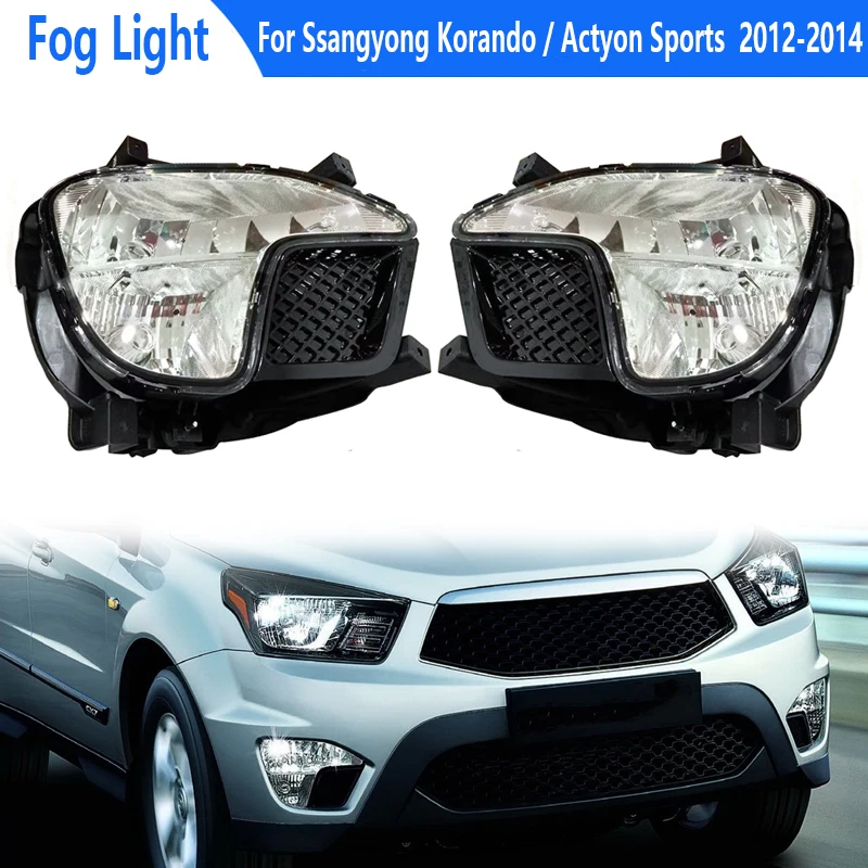 

Halogen Fog Light For Ssangyong Korando Actyon Sports 2012-2014 Front Bumper Fog Lamp 8320132500 8320232500 Fog Light Assembly