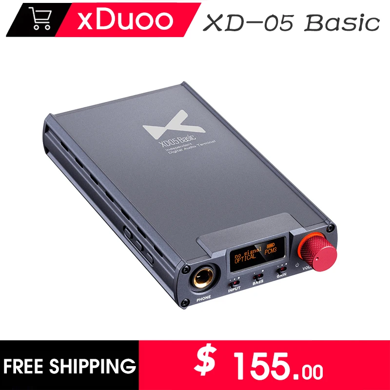 

XDUOO XD05 Bal Portable Decoding Headphone Amplifier XD-05 Balanced DAC 32bit/768kHZ DSD512 xd05bal