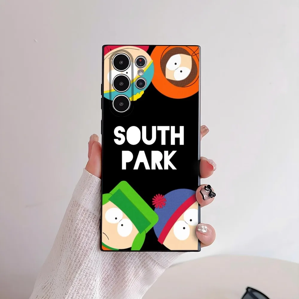 Cartoon S-South P-Park Handyhülle für Samsung Galaxy S25 S24 S22 S23 Ultra S21 S20 Plus 5G Frosted Non-Slip Full Cover Soft Case – Detail 5