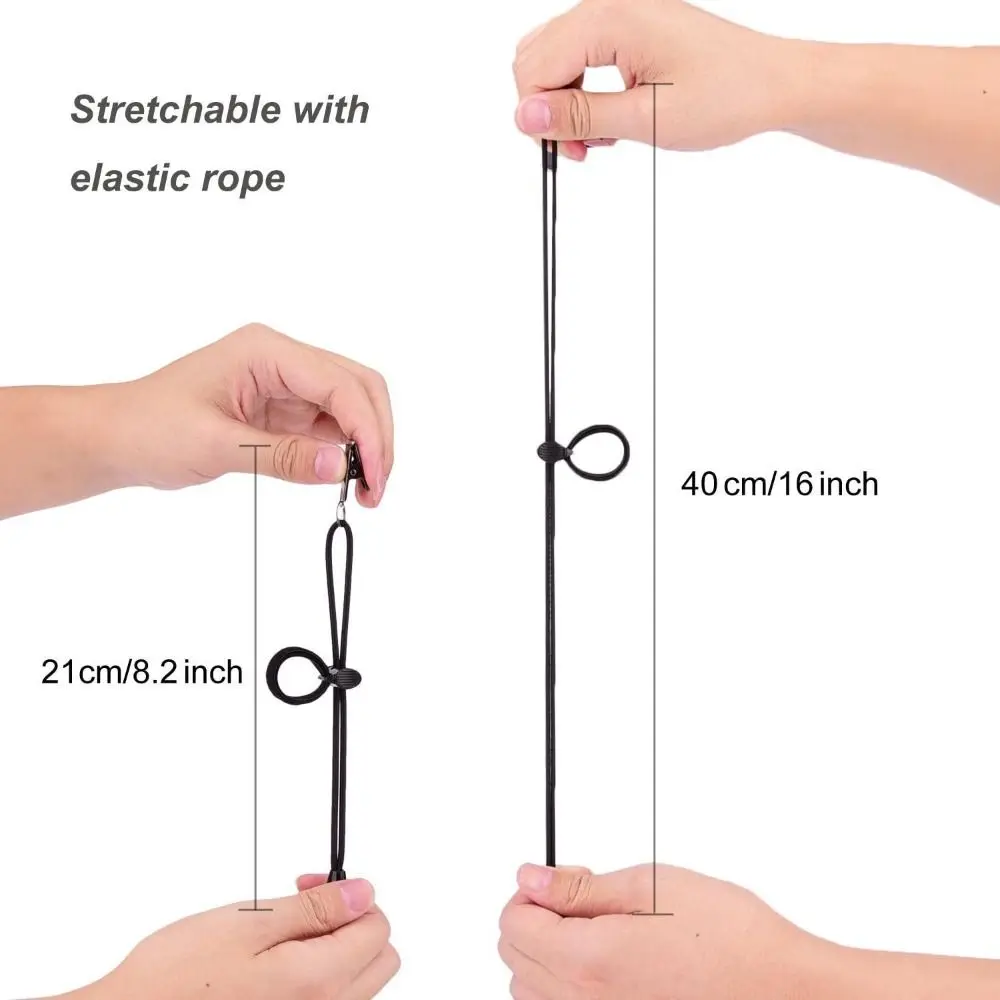 2pcs Elastic Backdrop Clips Adjustable Pants Leg Clip Photography Background Clips Multi-Functional Windproof Clamps