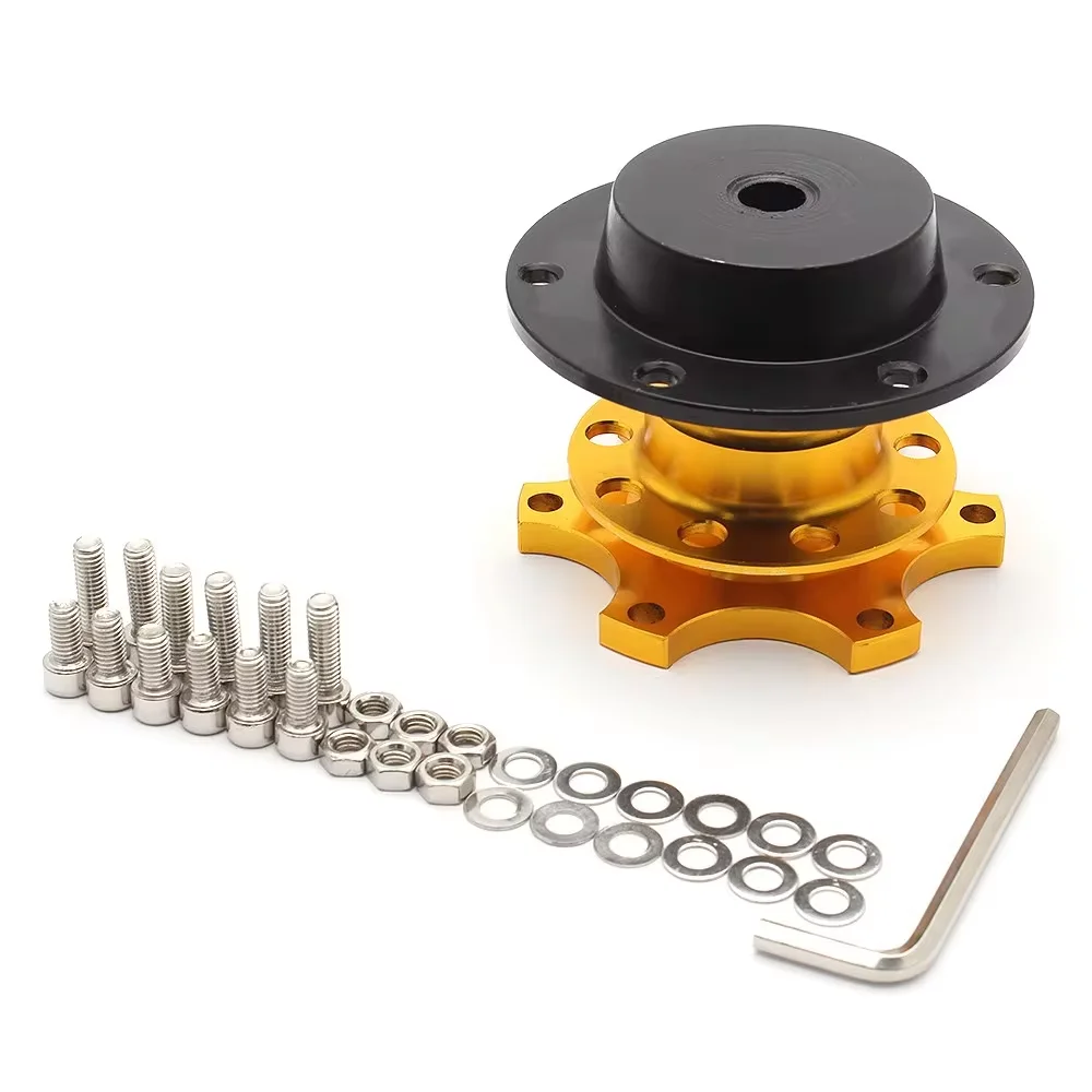 sourcing map 4 Pezzi, 64 mm, 4 Clip Auto Pneumatico Ruota Centrale Hub Copri Protezioni Nero