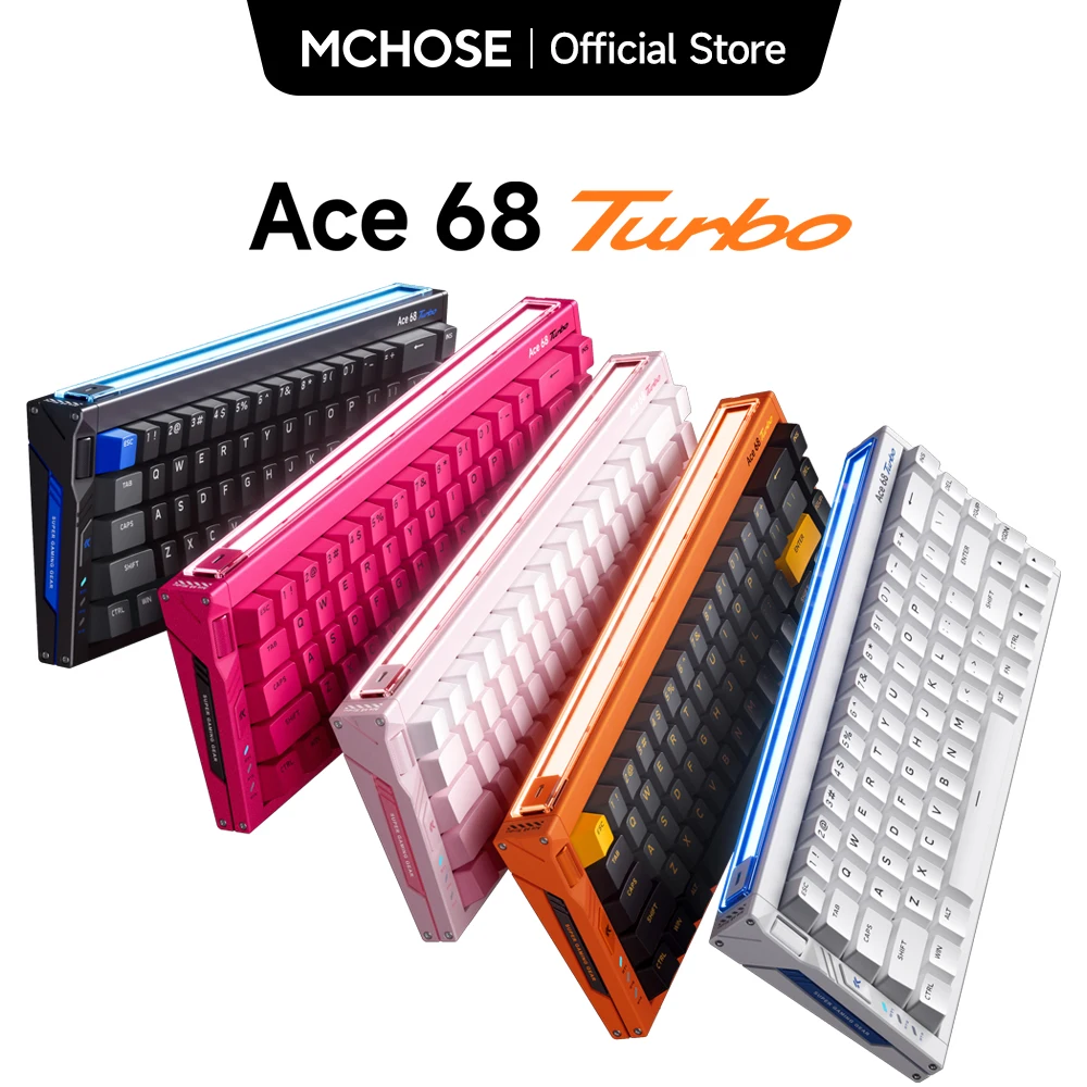 MCHOSE Ace 68 Turbo Full-aluminum Esports Hall Effect Keyboard RT