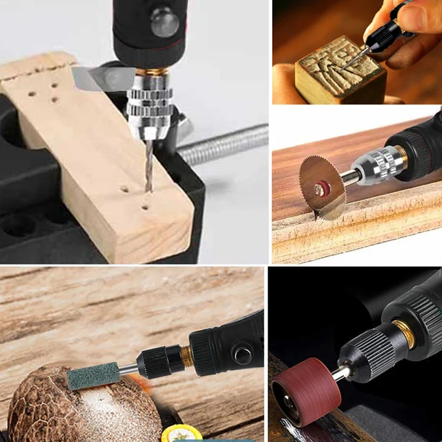 12V Mini Drill Electric Carving Pen Variable Speed Rotary Tools Kit Engraver for Grinding Polishing 6