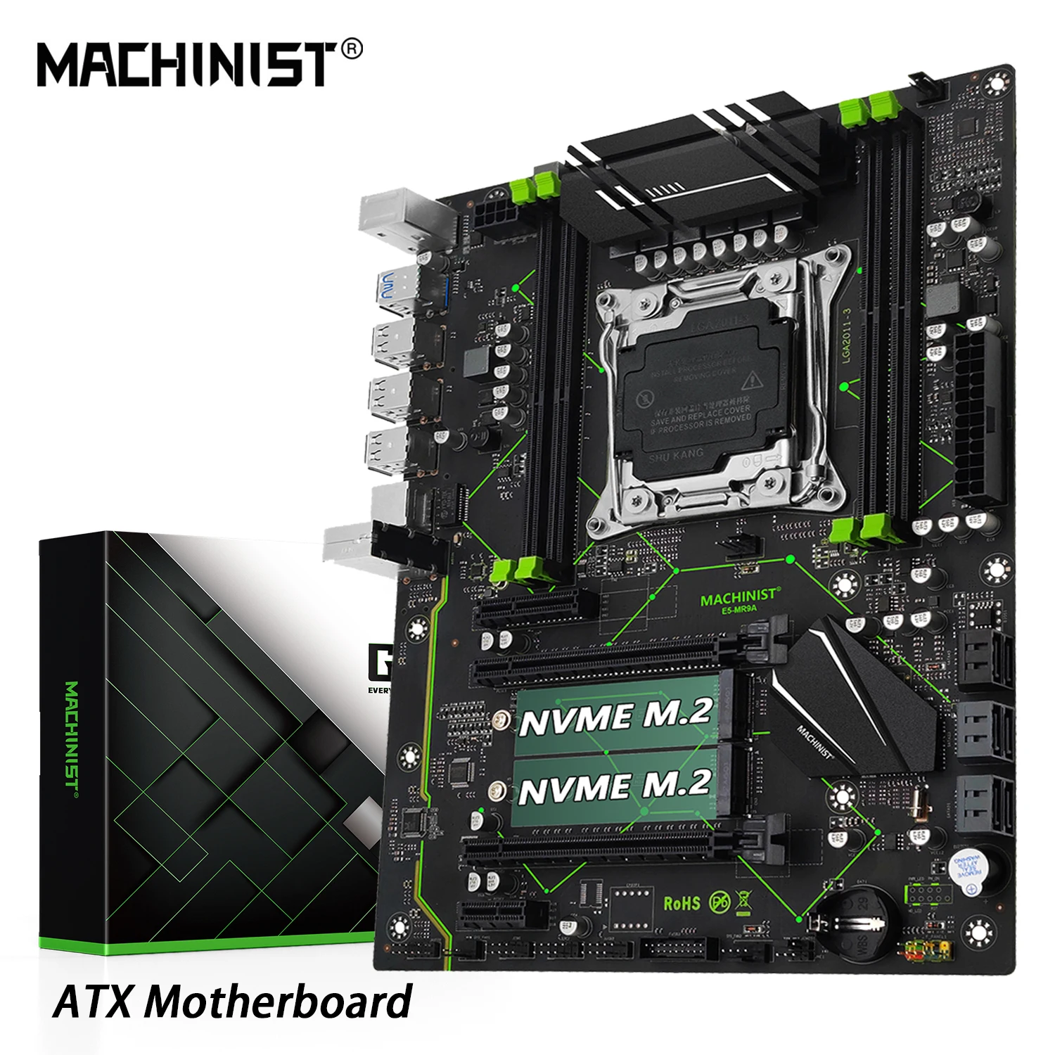 マザーボードMACHINIST-X99-3 MACHINIST X99 RS9 マザーボードサポート Xeon E5 V3/V4 LGA