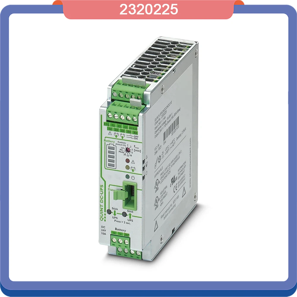 QUINT DC UPS For Phoenix UPS 24VDC 10A Uninterruptible Power Supply 2320225 QUINT UPS 24DC 24DC