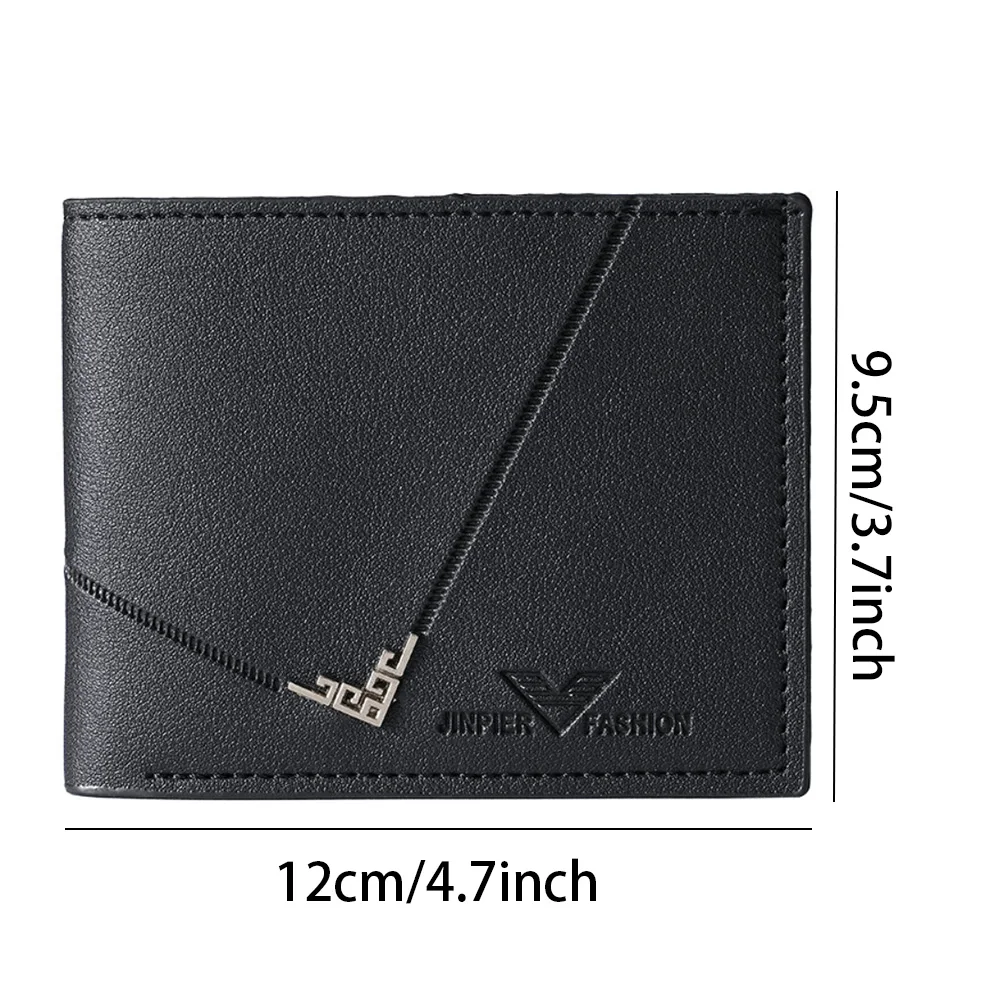 pu leather wallet Men's Short Design Causal Purses Male Folding Wallet Coin Card Holders Slim Money Bag Men PU Leather Wallet