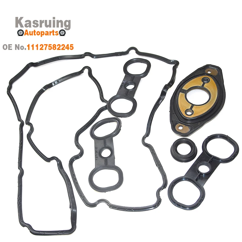 Valve Cover Gasket Kit 11127582245 11127552280 11127559699 for BMW N52 E60 E82 E88 E90 E91 E92 E93 X3 X5 Z4 3.0L