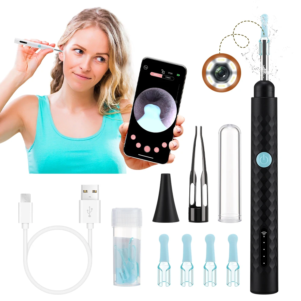 Smart Wifi Earwax Cleaner With Hd Camera For Ear Wax Removal_voghion.com