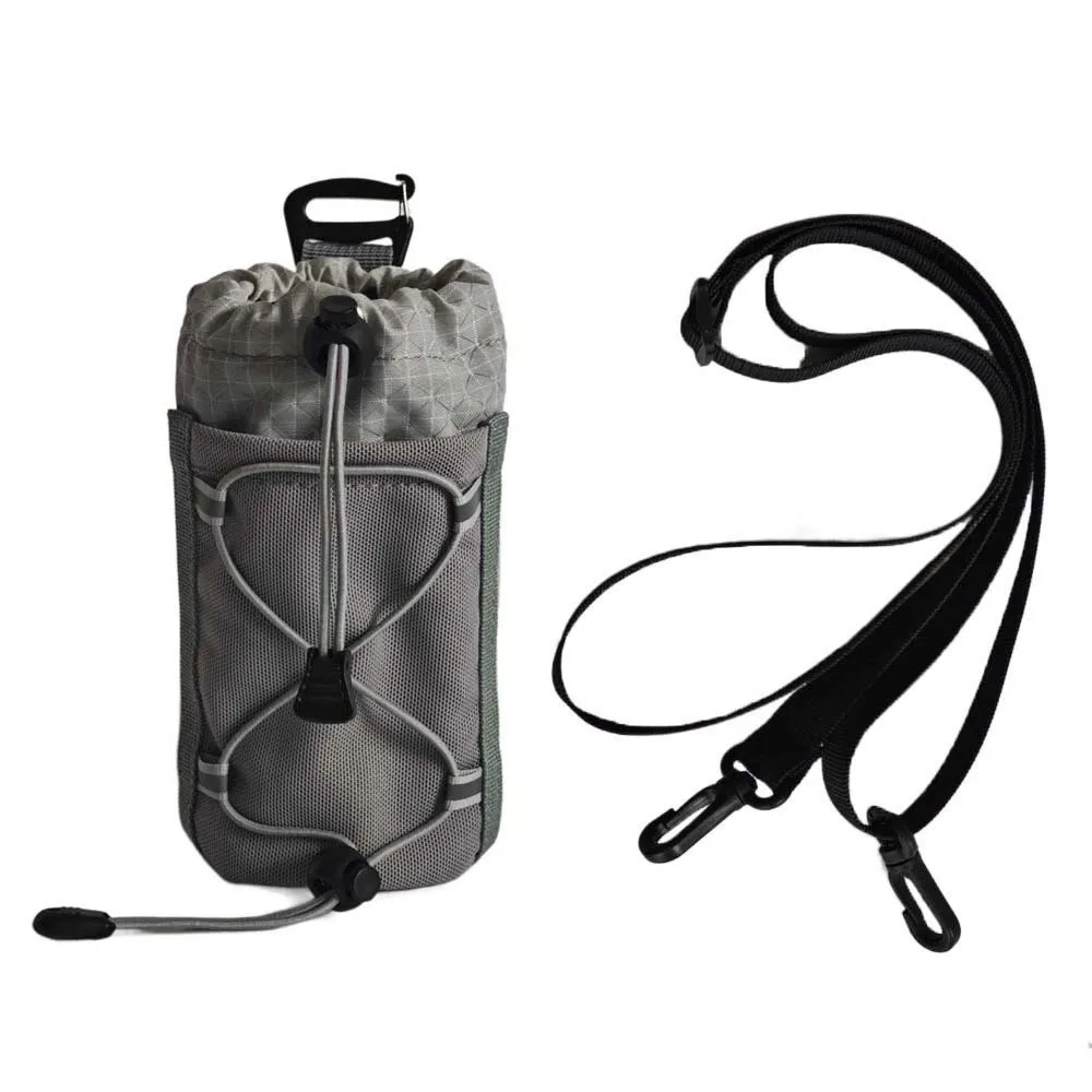 Large Capacity Portable Mountaineering Accessory Pouch with Shoulder Strap Expansion
