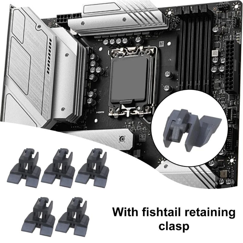 5Pcs PCIE 16X 슬롯 고정 클립 PCIE 16x 그래픽 카드 슬롯 소켓 Pcie X16