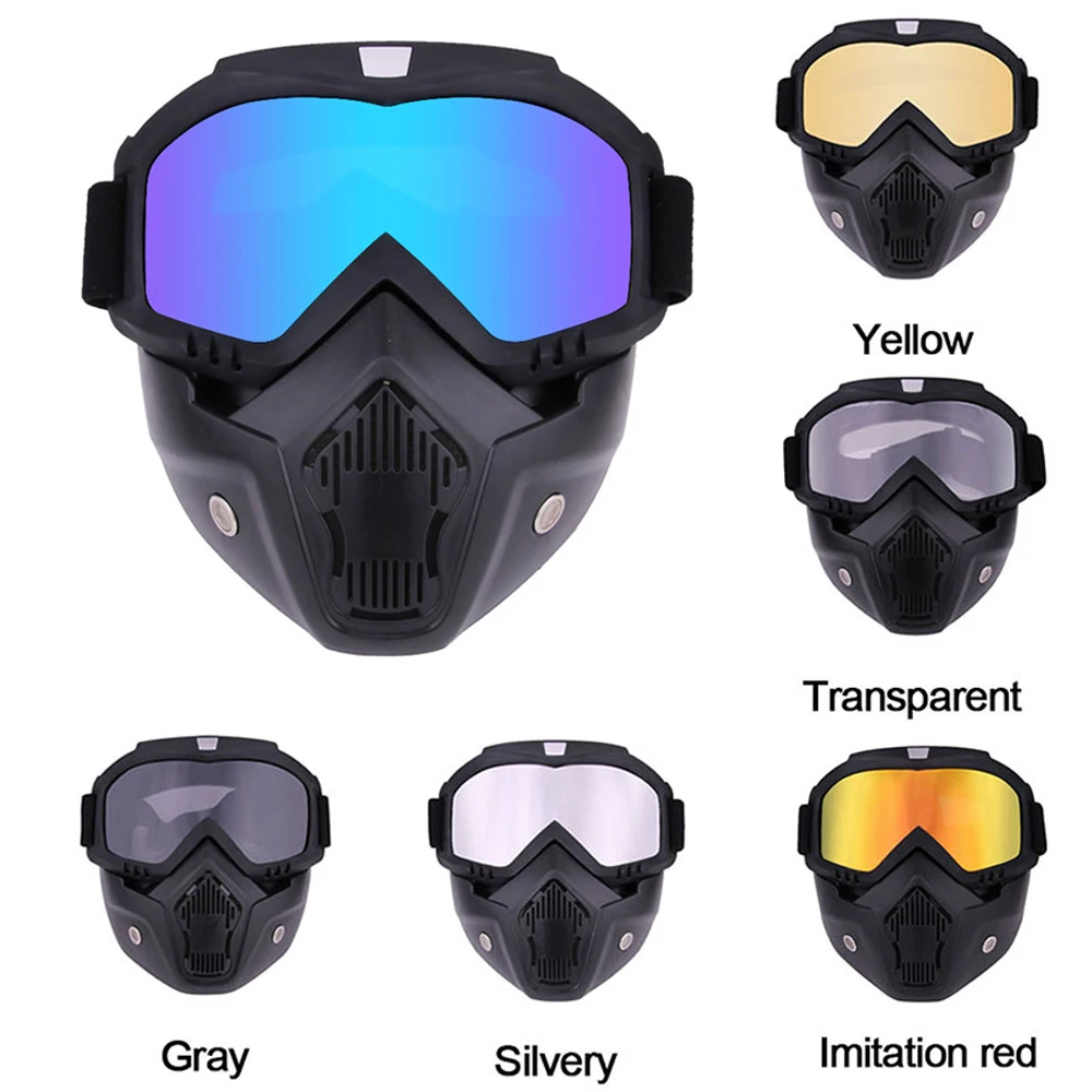 Motorcycle Helmet Glasses Masks Cycling Riding Motocross Sunglasses Ski Snowboard Eyewear Mask Goggles Helmet Tactical Windproof