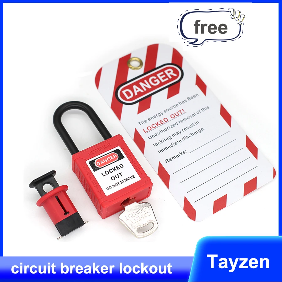 Pin Out Wide Miniature Circuit Breaker Lockout with 1pcs free tag and ...