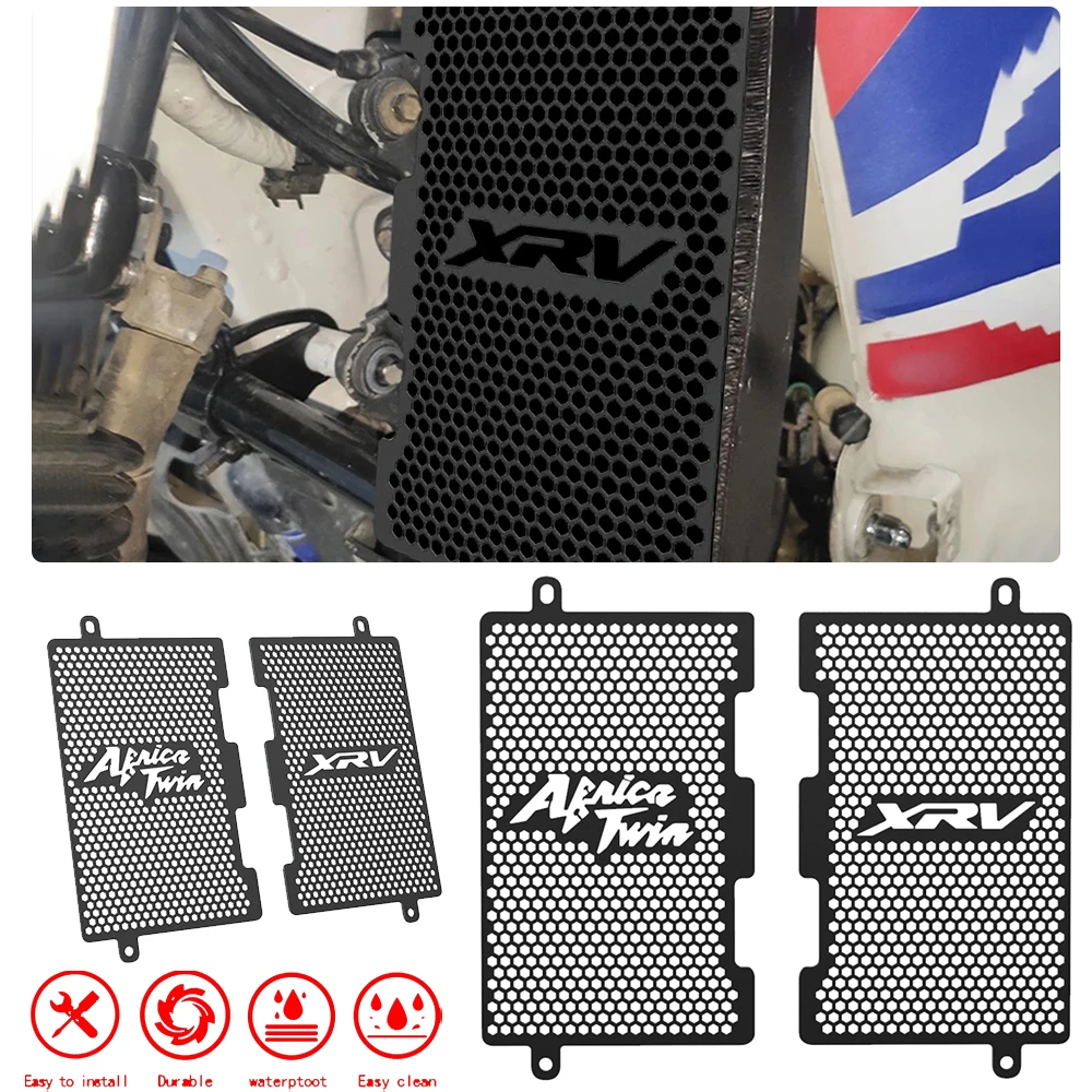 

Radiator Grille Guard Cover Protection For Honda Africa Twin XRV750L XRV750 1990-2002 XRV 650 750 Africa Twin XRV650 1988 1989