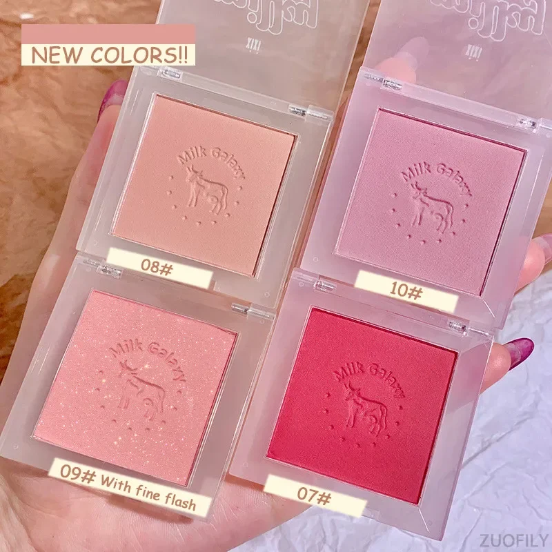 Soft Matte Blush Mini Portable Natural Blush Palette Makeup Cosmetic Face