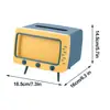 New TV Tissue Box Organizer With Mobile Phone Holder Desktop Paper Holder Dispenser Creative Tissue Canister Storage Napkin Case 6