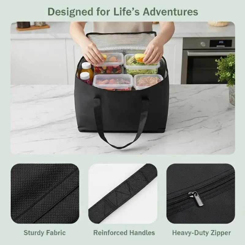 Spacious Insulated Lunch Bag