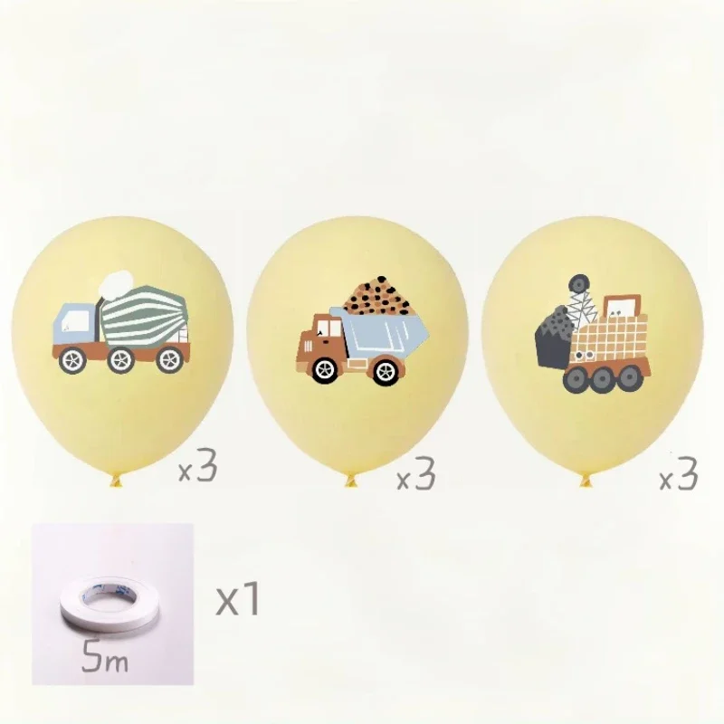 Car Happy Birthday Children's Birthday Party Decoration Background Banner Birthday Party Photography Props Gift