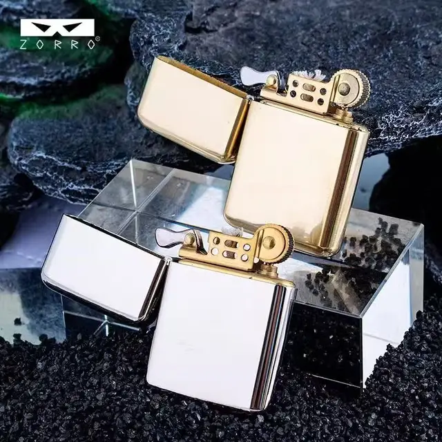 kojiro ZORRO's New Z790 Original Copper Kerosene Lighter, Peony
