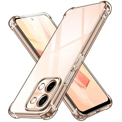 Transparent TPU Shockproof Bumper Case with Reinforced Corners for VIVO Y17S (Transparent)