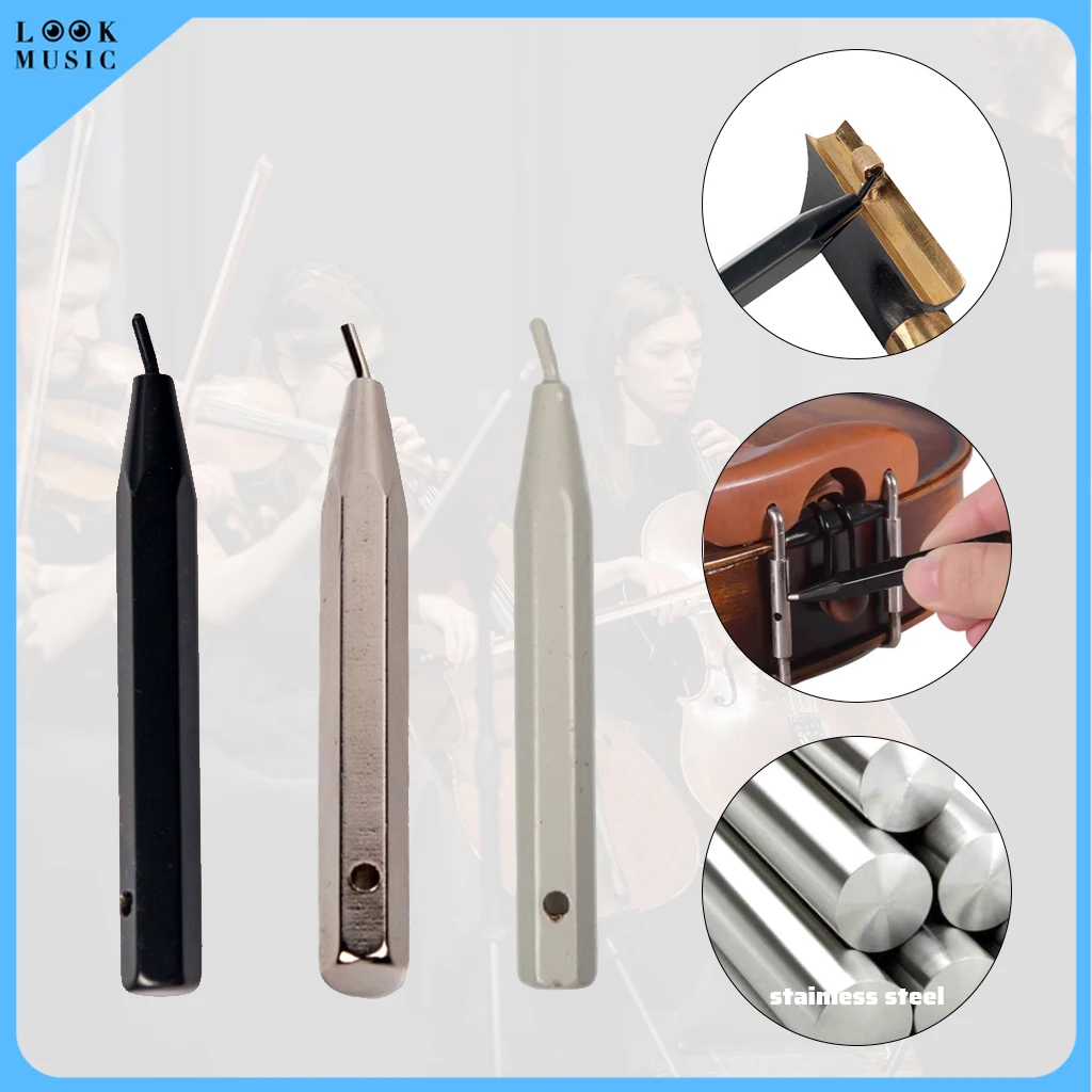 

LOOK Violin Chin Rest Adjusting Key Screwdriver Stainless Steel Wrench Repair Maintenance Violin Tools Durable For Luthier B/S/C