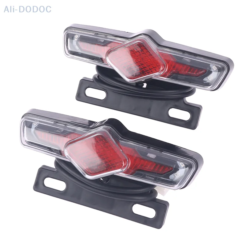 전기 자전거 미등 전기 자전거 방향 지시등, 야간 안전 경고등, 12V, 36V-60V