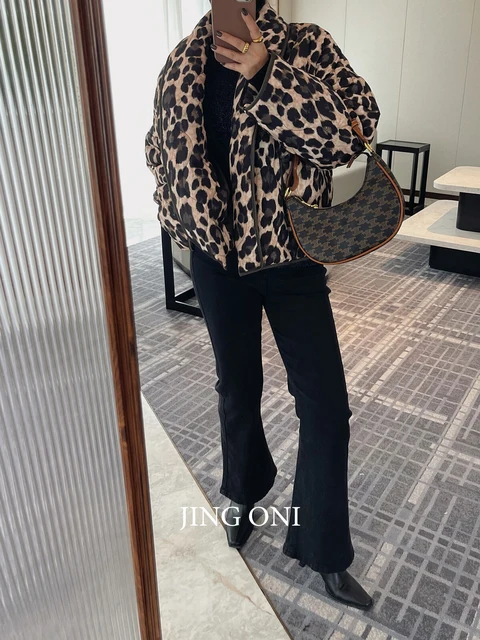 Leopard Print Winter Jacket: A Symphony of Style and Warmth