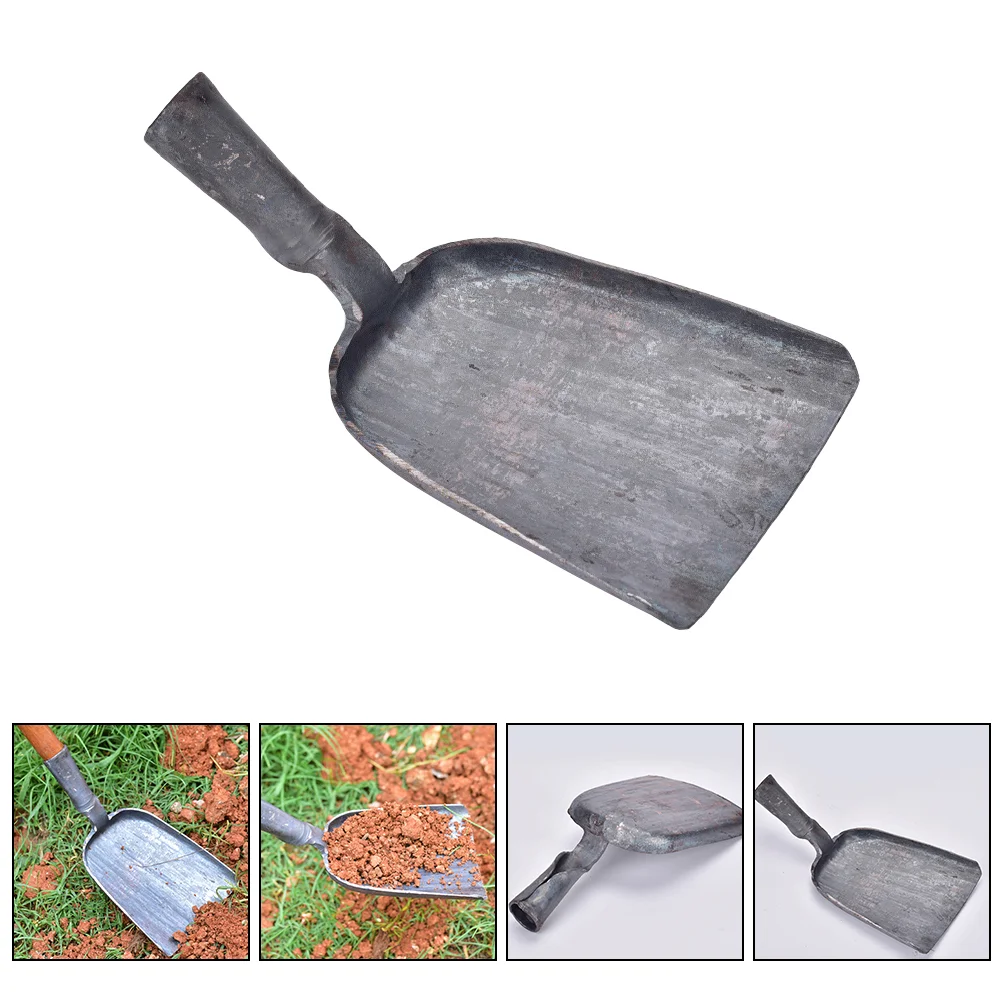 Ash Stove Scoop Coal Fireplace Gardening Fire Garden Steel Spades Made Outdoor Snow Coals Hand Soil Tools Tool Spade 5
