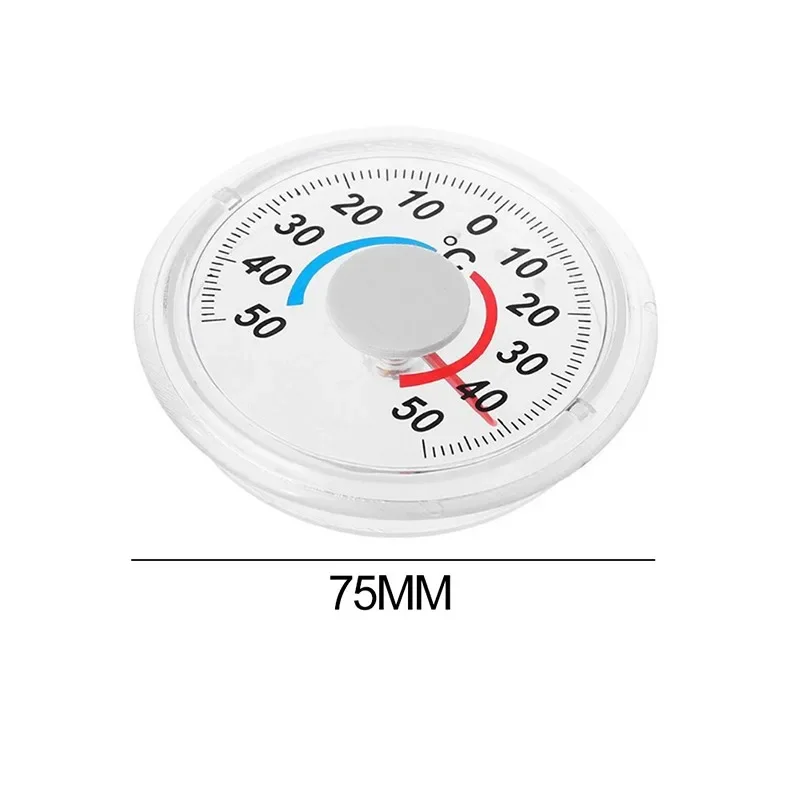 Outdoor Round Analog Thermo-Hygrometer with Digital Temperature Display