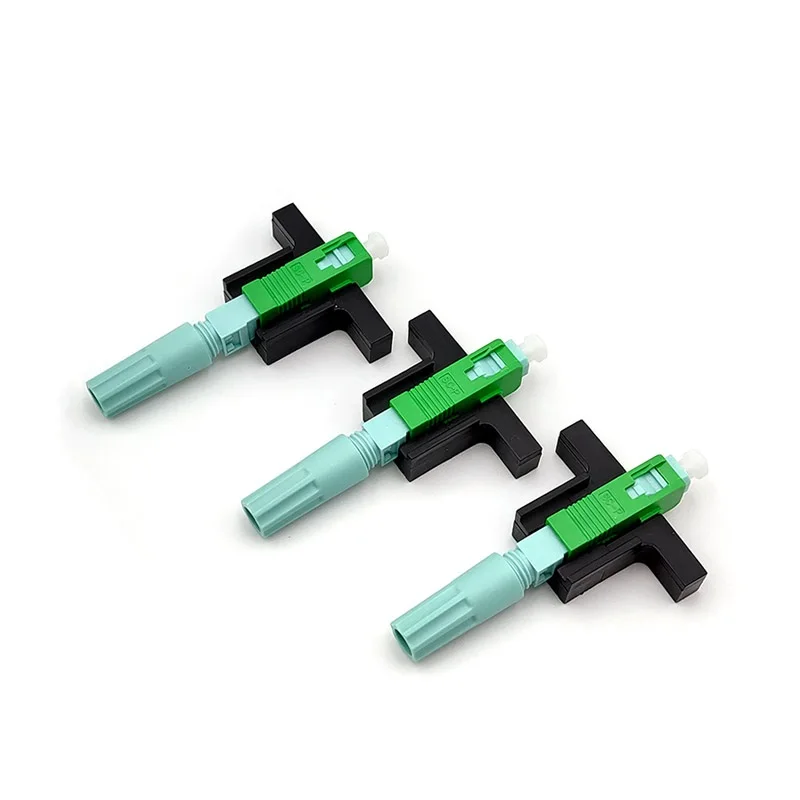conector fibra optica SC APC Connector 60MM SM Single Mode Optical Connector Tool Fiber Quick Connector LX58