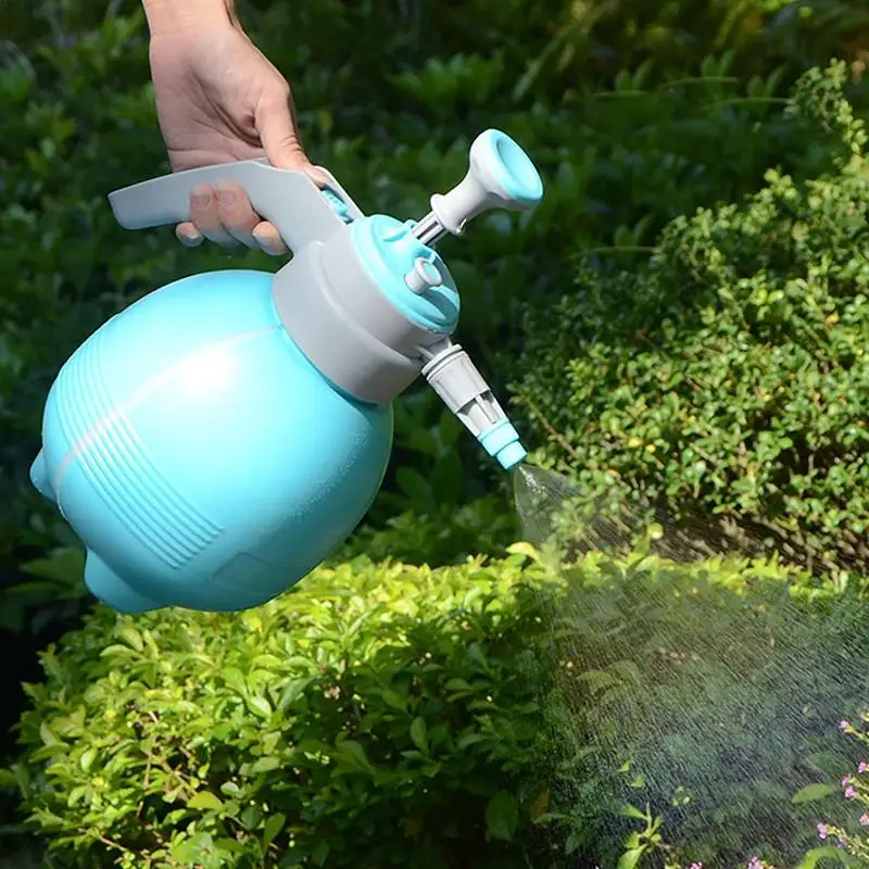 

Спрей для мойки автомобиля, емкость с регулируемым насосом 2 л, 2 режима, портативный распылитель для мойки автомобиля, для уборки дома, голубой распылитель