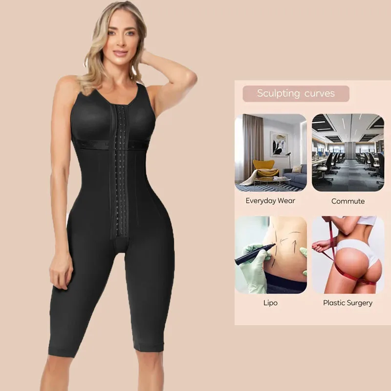New Sleeveless Bodysuit Shapewear Abdominal Tightening And Hip Lifting Body Shaping Jumpsuit Chest Support Shaping