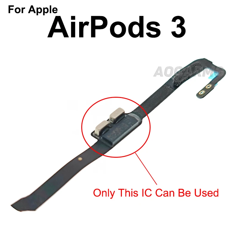 Aocarmo For Apple AirPods 3 Earphone A2565 A2564 Charging Control Chip Charger IC Replacement Part