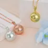 Eudora Harmony  Ball Angel Caller Pregnancy Bola Pendant Necklace Simple Smooth Chime Bell Ball Jewelry for Women Mom's day Gift 4