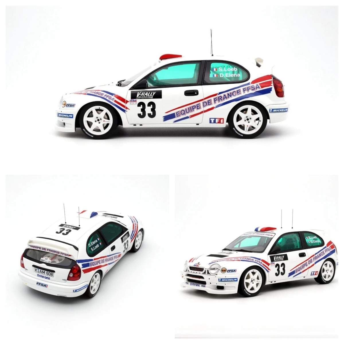 

Otto Mobile 1:18 OT996 Corolla WRC S. Loeb Tour de Corse 2000 Official UK Resin Model Car Collection Limited Edition Hobby Toys