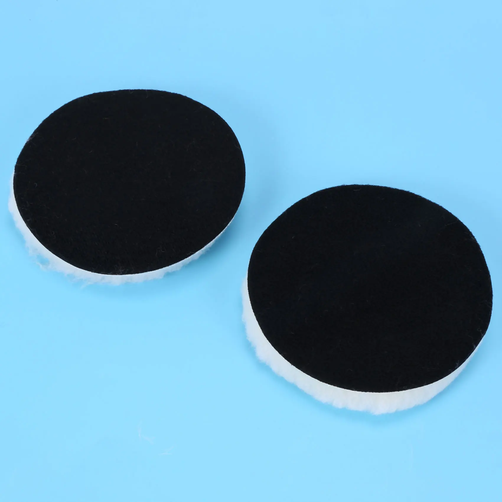 10 Pcs 125 Mm Car Polishing Pad 5 Inch Polish Waxing Pads Wool Polisher Bonnet Car Paint Care Wool Polishing Pad car polisher cordless car polisher