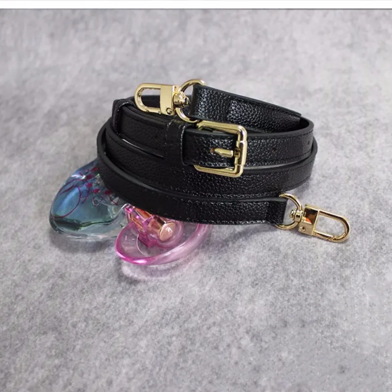 Black Lady's Bag PU Leather Shoulder Strap Crossbody Bag Belt adjustable Replace Handle Accessories