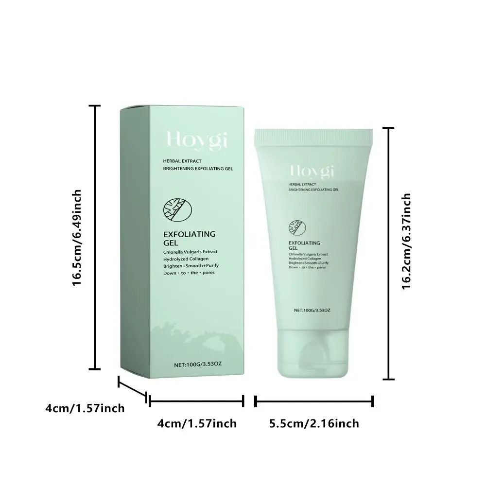 New Gentle Exfoliating Gel Brightens Skin Moisturizing Facial Scrub Cleansing Removing Dead Skin Scrub Cream for Men and Women