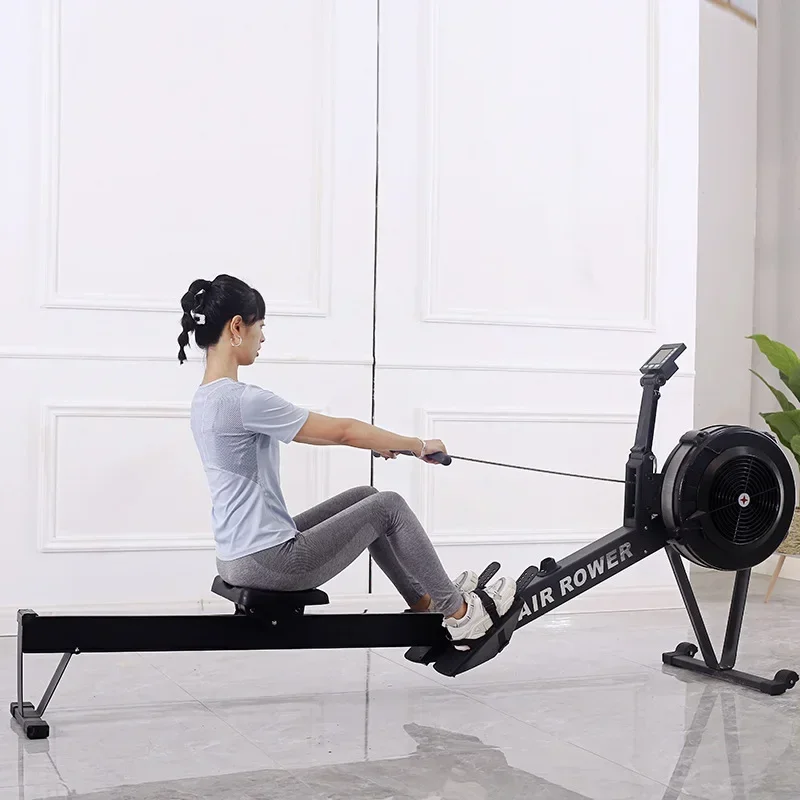 Wind Resistance Rowing Machine Rower for Home Gym & Cardio Training with10 Adjustable Resistance Levels Fitness Equipment