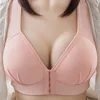 Thin Comfortable Front Button Pregnant Women's Breastfeeding Bra Gathered Without Steel Ring Beautiful Vest Style Underwear 5