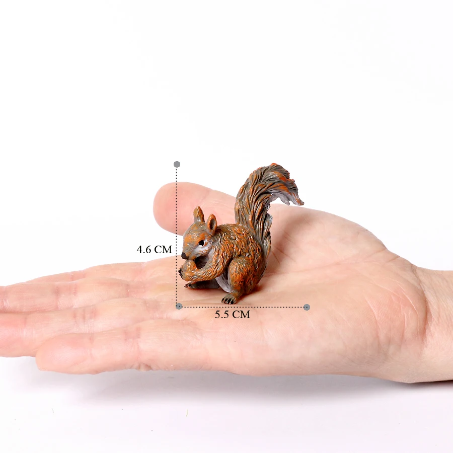 Realistische Nagetier Wilde Tiere Capybara Biber Maulwurf Erdferkel Maus Chipmunk Eichhörnchen Murmeltier Modell Figur Sammlung Spielzeug – Detail 22