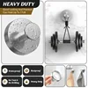 Suction Cup Hooks Towel Coat Bath Robe Hook Wall Mount Waterproof Holder Suitable for Bathroom Kitchen Glass Door Mirror Tile 5
