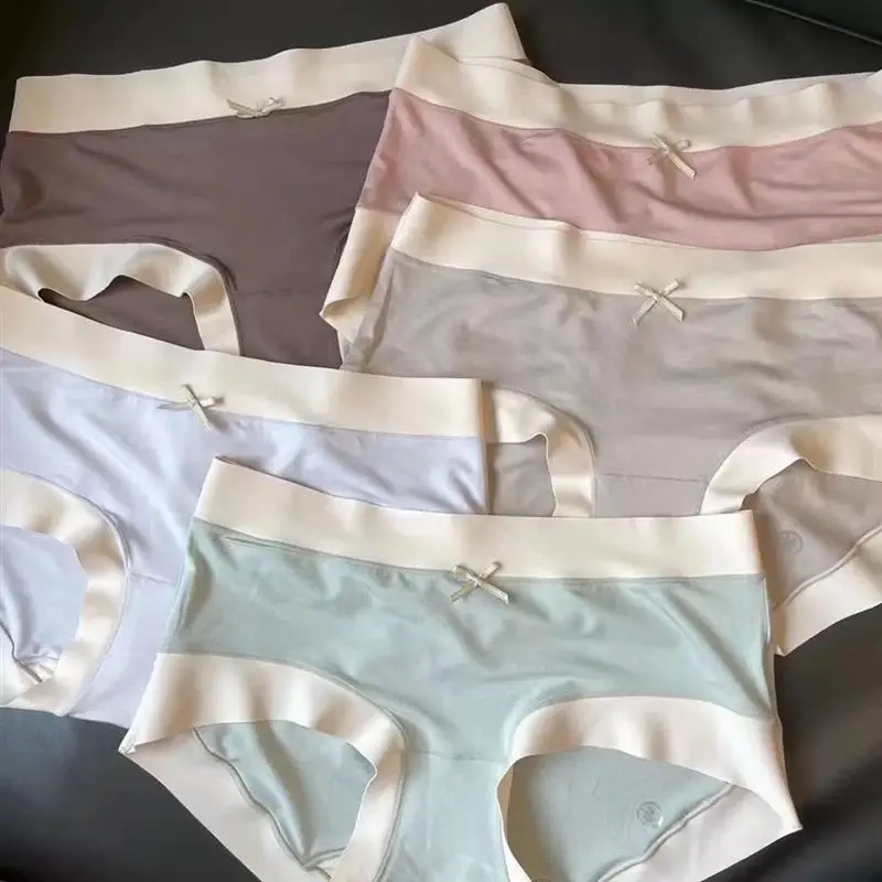 

Трусики женские бесшовные мягкие антибактериальные из модала, 5 пар
