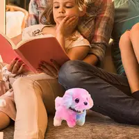 Walk And Talk Bunny Or Dog Easter Plush Stuffed Animal Electric Pet Educational Interactive Toys For Children Birthday Gifts 2