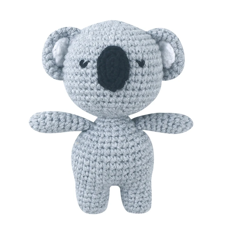 thumbnail image 1 of Cotton Crochet Baby Stuffed Rabbit Toy kawaii Handmade Bunny Plush Toys Newborn Handhold Sleeping Doll Kid Early Educational Toy, 1 of 5