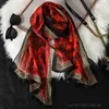 2023 Fashion Printed Leopard Chiffon Hijab Scarf Women Pareo Lady Bandanas Beach Towels Summer Muslim Veil Wrap Female Foulard 4