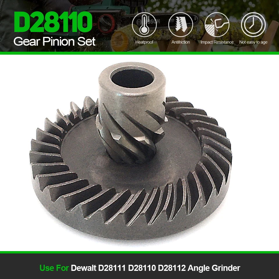 

1Set Replace Gear Pinion Set Small For Dewalt D28111 D28110 D28112 Angle Grinder Spare Parts Power Tools Accessories Fast Ship