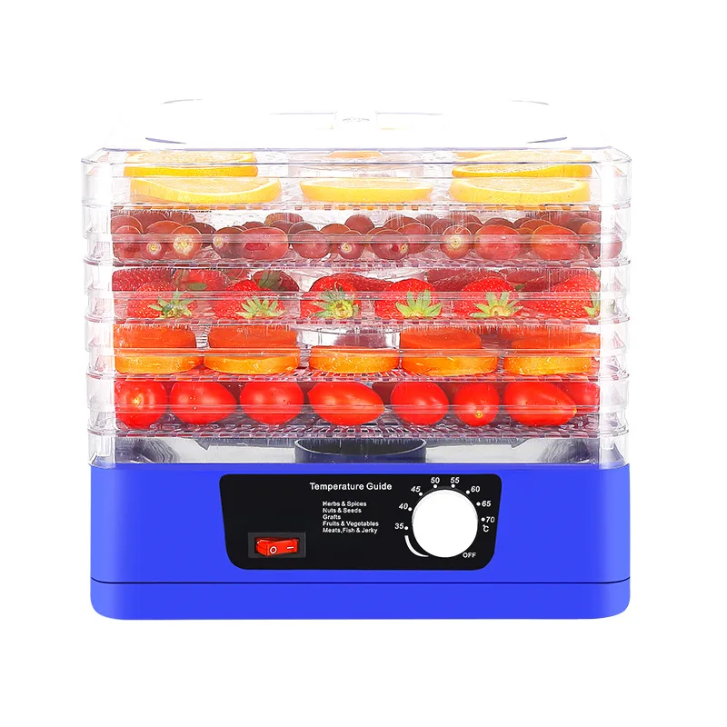 Fruit Dryer Vegetables Herb Meat Machine Household Food Dehydrator Pet Meat Dehydrated Snacks Air Dryer With 5 Trays