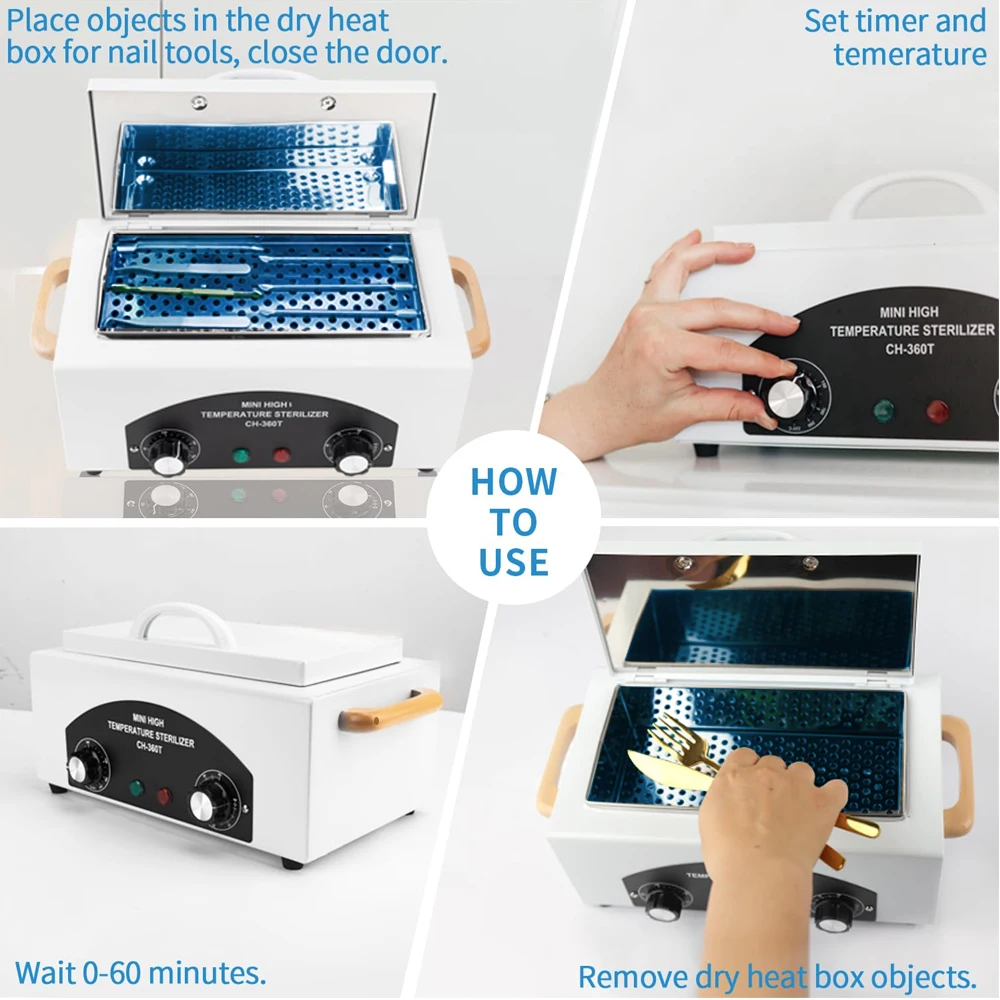 Description Picture 4 of itemMetal Tools Sterilizer Nail Tools Dry Heat Sterilizer 300w High Temperature Sterilization Suitable Suitable for All Metal Tools