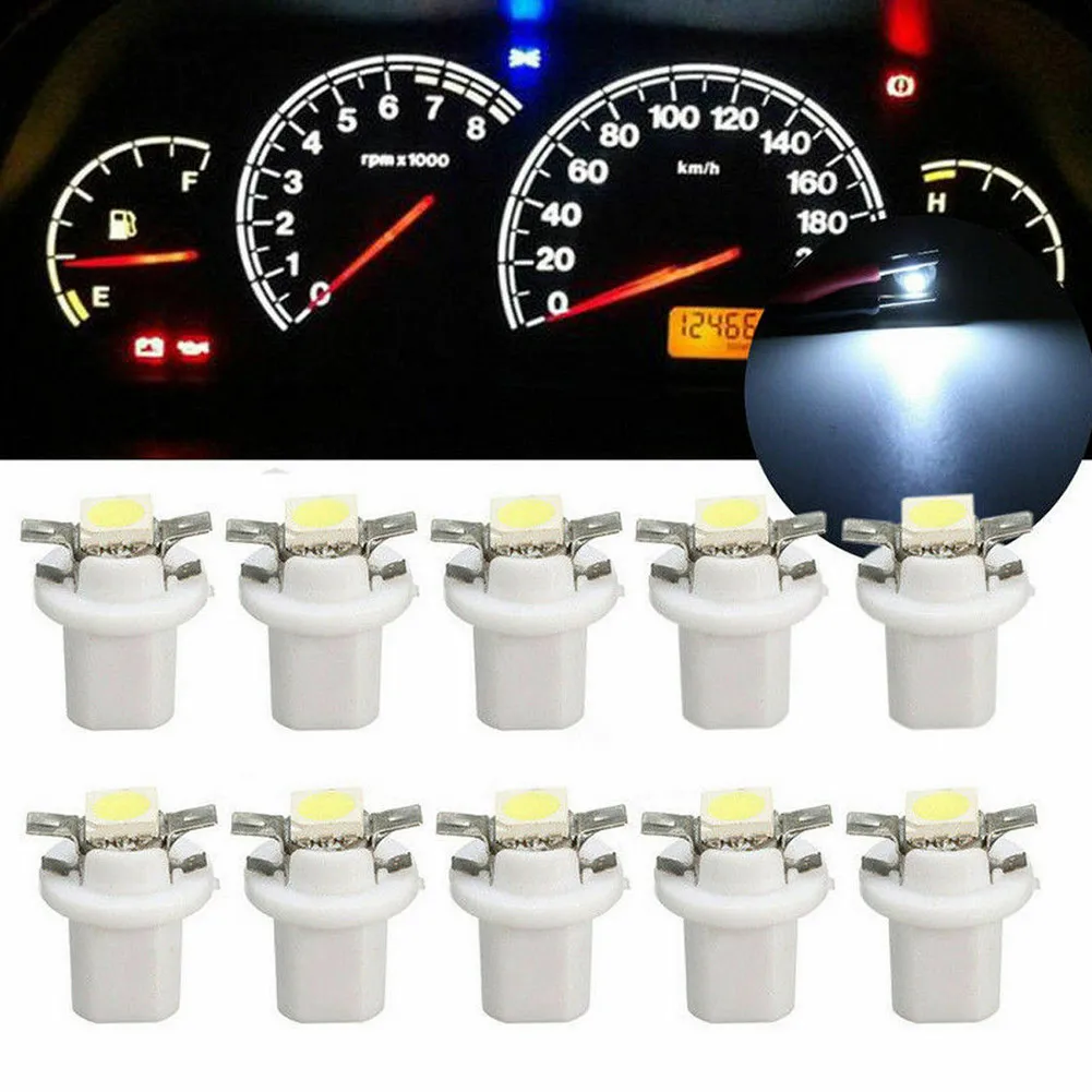 

10 шт., T5 B8.5D 5050 SMD