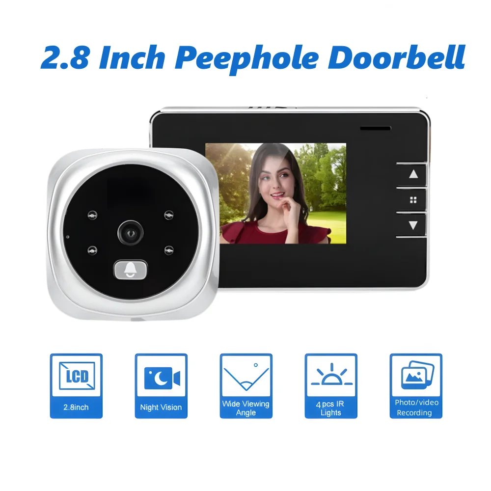 28InchDigitalPeepholeDoorCameraIRNightVisionMagicEyeSmartVideoDoorbellRing.png